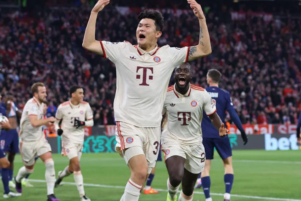 歐冠戰(zhàn)報：金敏載打入制勝球，拜仁1-0擊敗大巴黎